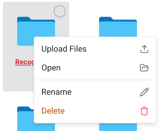 Directory Context Menu